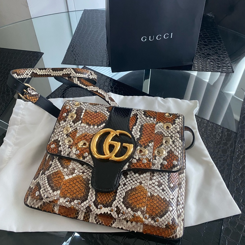 Gucci python women’s handbag